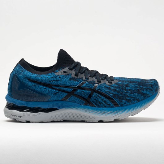 Reborn Blue / Black Orthofeet ASICS GEL-Nimbus 23 Knit Men\'s Running Shoes | NSGXP4865