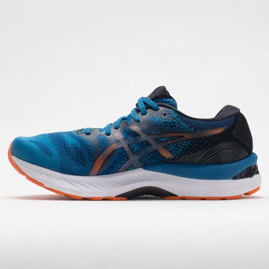 Reborn Blue / Black Orthofeet ASICS GEL-Nimbus 23 Men's Running Shoes | OMKWV9027