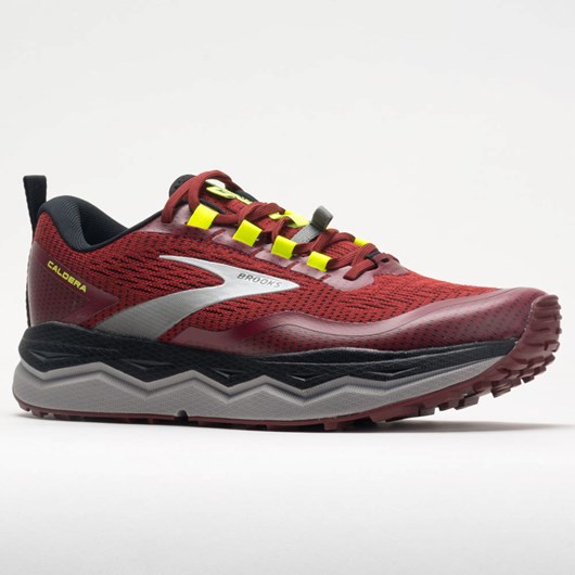 Red / Black / Nightlife Orthofeet Brooks Caldera 5 Men's Trail Running Shoes | WDGCP0316