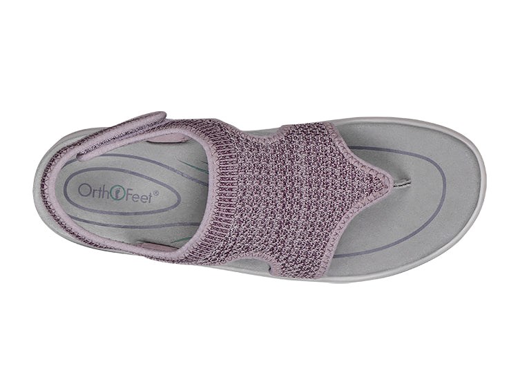 Rose Orthofeet Orthopedic Lyra Women's Flip Flops | VPISA2509