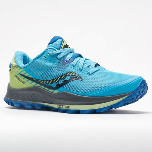 Royal / Limelight Orthofeet Saucony Peregrine 11 Women's Trail Running Shoes | CMLYA3789