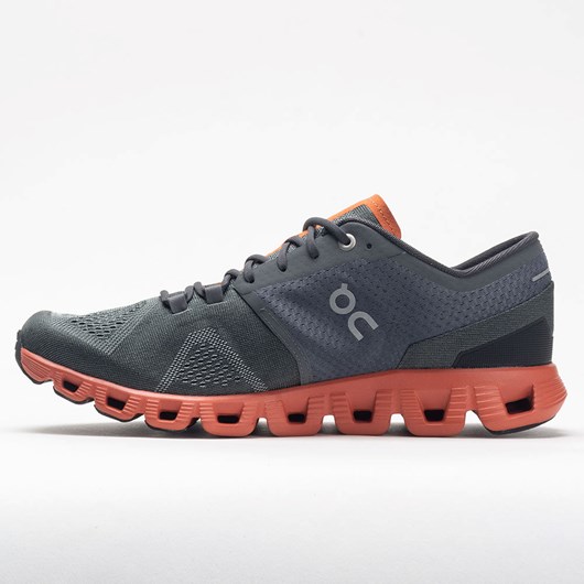 Rust / Rock Orthofeet On Cloud X Men's Running Shoes | XQRZF4376