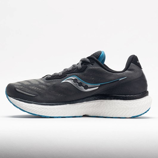 Shadow / Topaz Orthofeet Saucony Triumph 19 Men's Running Shoes | MGBAN9521