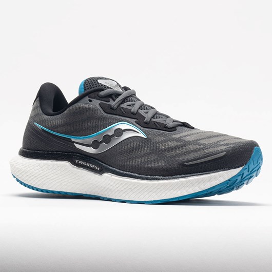 Shadow / Topaz Orthofeet Saucony Triumph 19 Men's Running Shoes | MGBAN9521