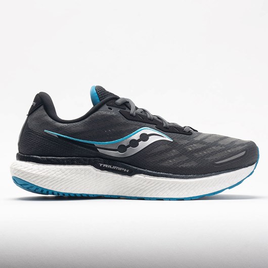 Shadow / Topaz Orthofeet Saucony Triumph 19 Men\'s Running Shoes | MGBAN9521