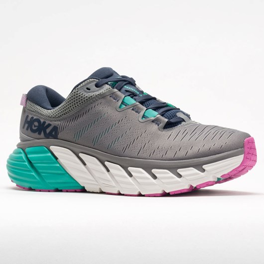 Sharkskin / Outer Space Orthofeet Hoka One One Gaviota 3 Women's Running Shoes | QWGZN0258