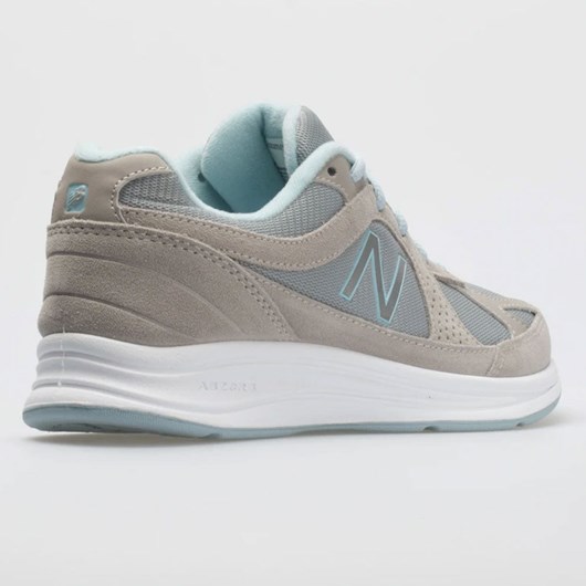 Silver / Aqua Orthofeet New Balance 877 Women's Walking Shoes | FXDBA8263