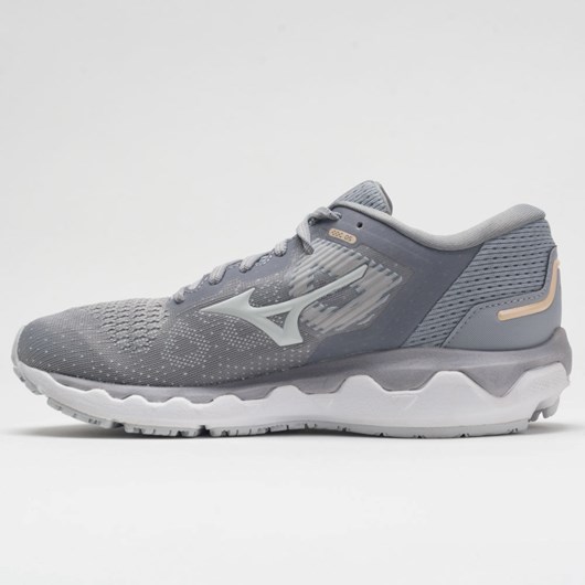 Silver Filigree / Barely Blue Orthofeet Mizuno Wave Horizon 5 Women's Running Shoes | WORVM8694