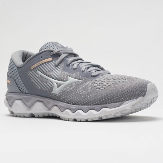 Silver Filigree / Barely Blue Orthofeet Mizuno Wave Horizon 5 Women's Running Shoes | WORVM8694