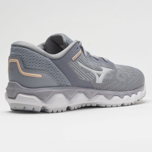 Silver Filigree / Barely Blue Orthofeet Mizuno Wave Horizon 5 Women's Running Shoes | WORVM8694