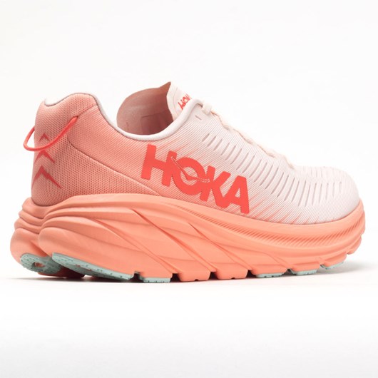 Silver Peony / Cantaloupe Orthofeet Hoka One One Rincon 3 Women's Running Shoes | ELRAM6489