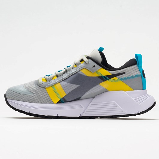 Silver / Yellow / Black Orthofeet Diadora Mythos Blushield Elite TRX 2 Women's Running Shoes | LOFUP4761