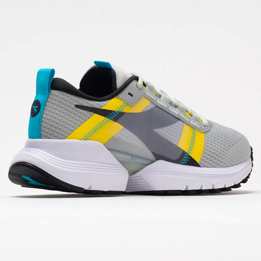 Silver / Yellow / Black Orthofeet Diadora Mythos Blushield Elite TRX 2 Women's Running Shoes | LOFUP4761