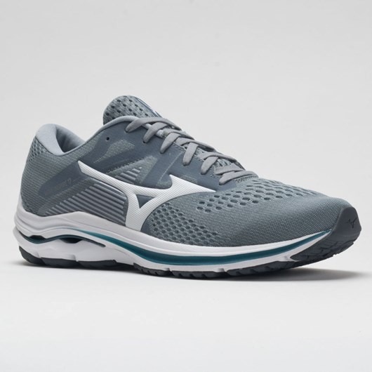 Sleet / White Orthofeet Mizuno Wave Inspire 17 Men's Running Shoes | TUBPI5120