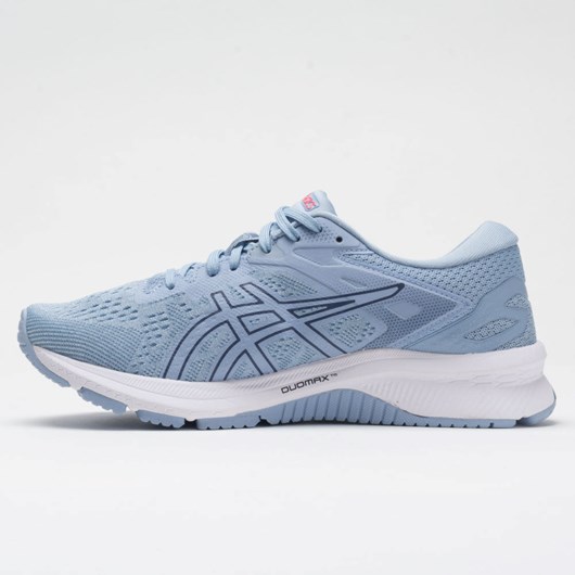 Soft Sky / Blazing Coral Orthofeet ASICS GT-1000 10 Women's Running Shoes | GLYOV2891