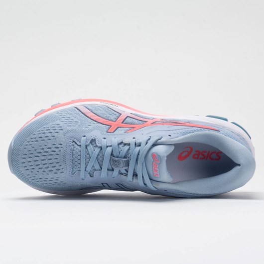 Soft Sky / Blazing Coral Orthofeet ASICS GT-1000 10 Women's Running Shoes | GLYOV2891