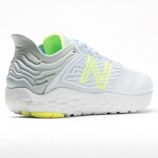 Star Glo / Bleached Lime Glo Orthofeet New Balance Fresh Foam Beacon v3 Women's Running Shoes | PZFEO2437