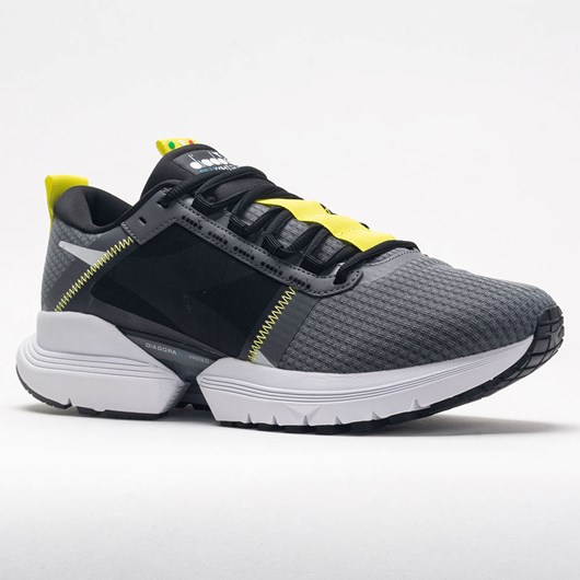 Steel Gray / Black Orthofeet Diadora Mythos Blushield Elite TRX 2 Men's Running Shoes | AUNID6859