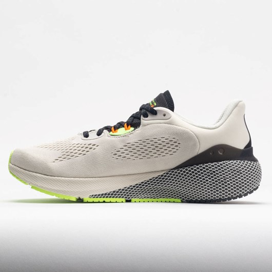 Stone / Jet Gray / Quirky Lime Orthofeet Under Armour HOVR Machina 3 Men's Running Shoes | WTXGK9012