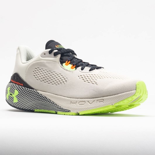 Stone / Jet Gray / Quirky Lime Orthofeet Under Armour HOVR Machina 3 Men's Running Shoes | WTXGK9012