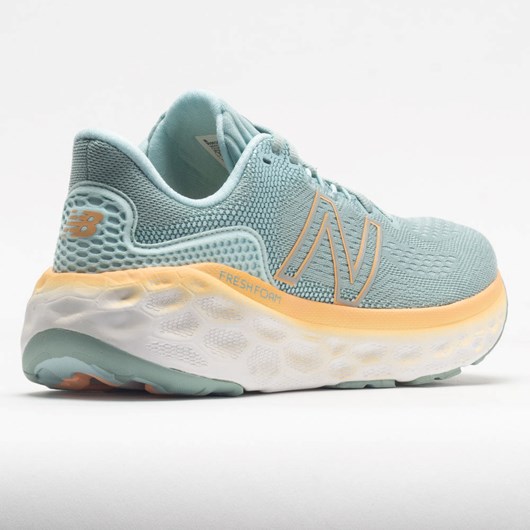 Storm Blue / Light Mango Orthofeet New Balance Fresh Foam More v3 Women's Running Shoes | MACRS6149