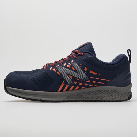 Team Navy / Team Orange / Castlerock Orthofeet New Balance 412 ESD Men's Walking Shoes | FRIXB0286