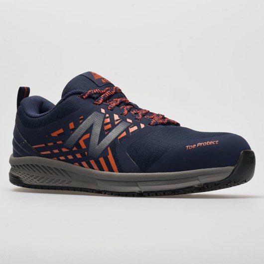 Team Navy / Team Orange / Castlerock Orthofeet New Balance 412 ESD Men's Walking Shoes | FRIXB0286