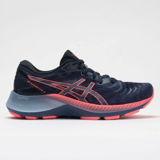 Thunder Blue / Blazing Coral Orthofeet ASICS GEL-Kayano Lite 2 Women\'s Running Shoes | QEVAP6475