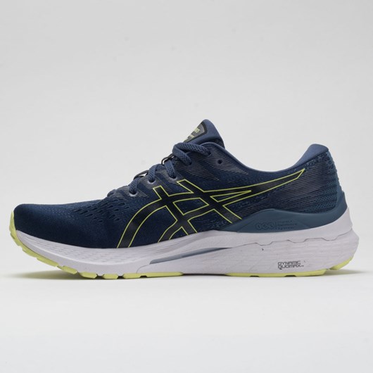 Thunder Blue / Glow Yellow Orthofeet ASICS GEL-Kayano 28 Men's Running Shoes | CRSNM5628