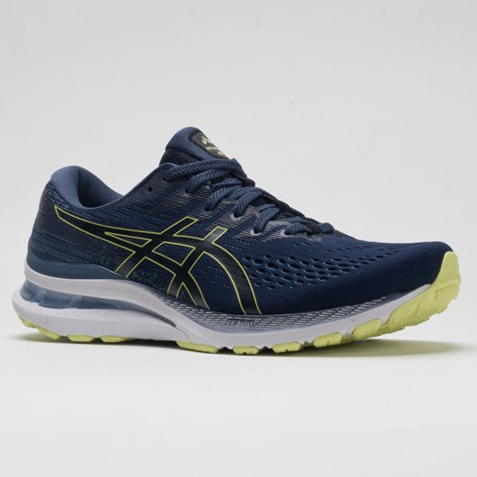 Thunder Blue / Glow Yellow Orthofeet ASICS GEL-Kayano 28 Men's Running Shoes | CRSNM5628