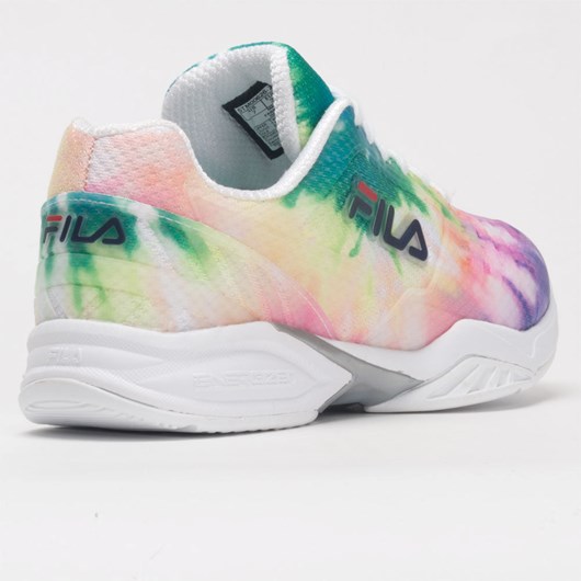 Tie-Dye Print Orthofeet Fila Axilus 2 Energized Women's Tennis Shoes | VDROH7859