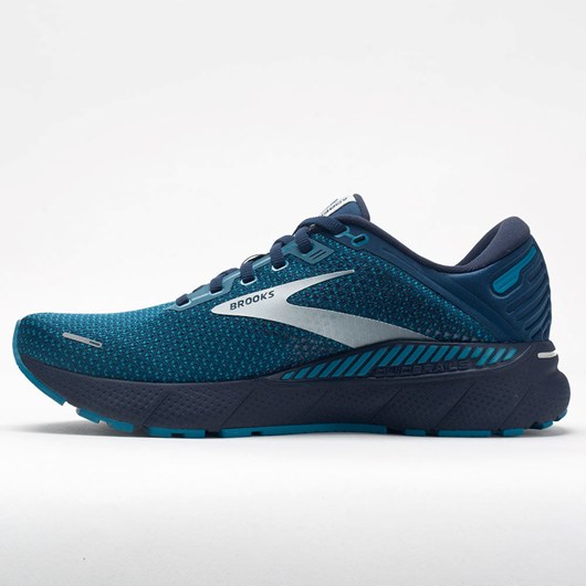 Titan / Teal / Grey Orthofeet Brooks Adrenaline GTS 22 Men's Running Shoes | ADYIT1840