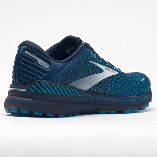 Titan / Teal / Grey Orthofeet Brooks Adrenaline GTS 22 Men's Running Shoes | ADYIT1840