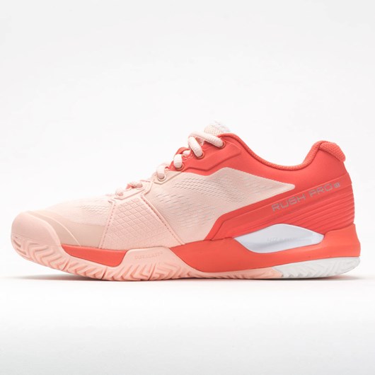 Tropical Peach / Hot Coral / White Orthofeet Wilson Rush Pro 3.5 Women's Tennis Shoes | TOXIM7126