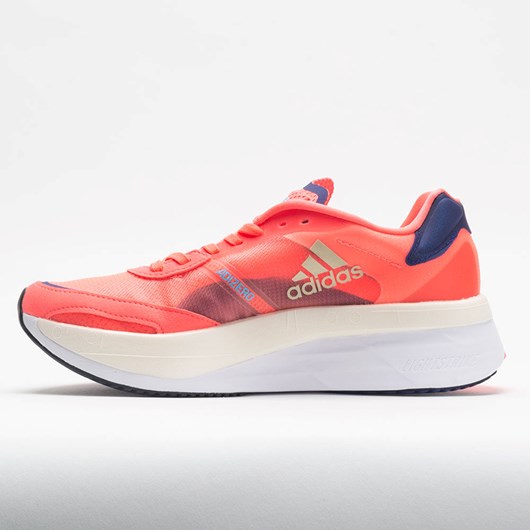 Turbo / Sandy Beige / Legacy Indigo Orthofeet adidas adizero Boston 10 Women's Running Shoes | FOGRD0548