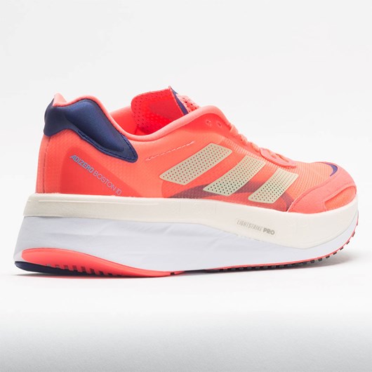 Turbo / Sandy Beige / Legacy Indigo Orthofeet adidas adizero Boston 10 Women's Running Shoes | FOGRD0548