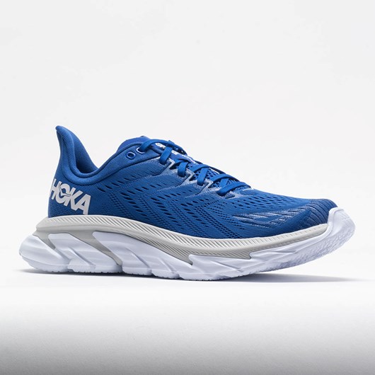 Turkish Sea / White Orthofeet HOKA Clifton Edge Men's Running Shoes | KOXHR3942