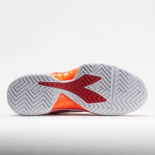 Vermilion Orange / White Orthofeet Diadora B.Icon AG Women's Tennis Shoes | GVWDX4695