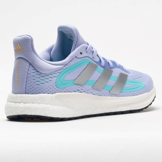 Violet Tone / Silver Metallic / Orange Tint Orthofeet adidas Solar Glide 4 Women's Running Shoes | FQTPM9175