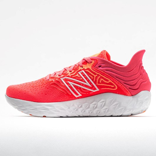 Vivid Coral / Citrus Peach Orthofeet New Balance Fresh Foam Beacon v3 Women's Running Shoes | PKLMY5219