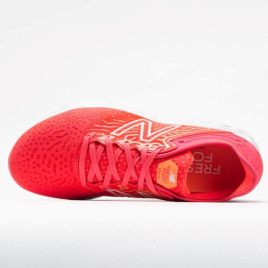 Vivid Coral / Citrus Peach Orthofeet New Balance Fresh Foam Beacon v3 Women's Running Shoes | PKLMY5219