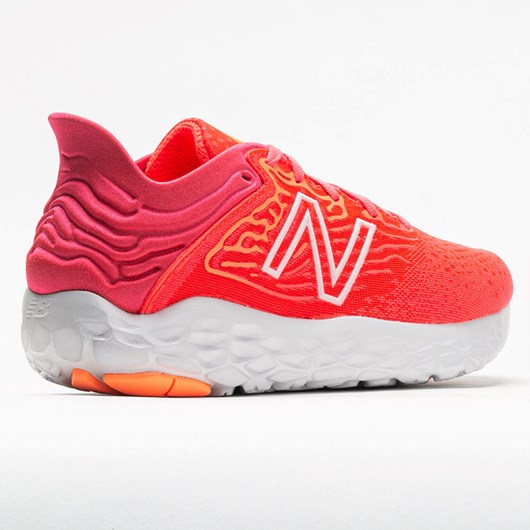 Vivid Coral / Citrus Peach Orthofeet New Balance Fresh Foam Beacon v3 Women's Running Shoes | PKLMY5219