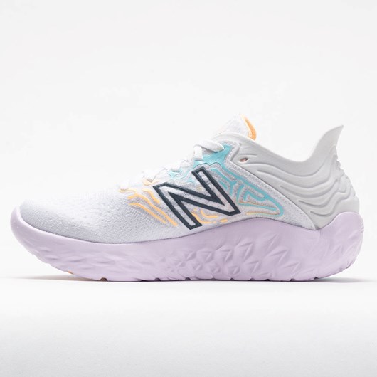 White / Astral Glow Orthofeet New Balance Fresh Foam Beacon v3 Women's Running Shoes | HTFNA4137