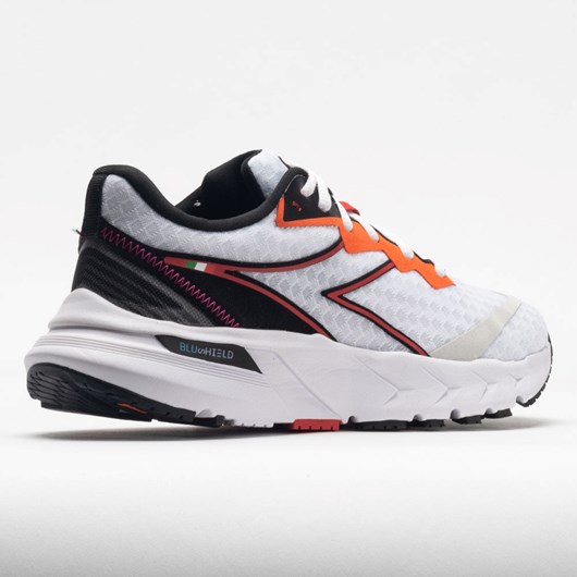 White / Black / Fiery Red Orthofeet Diadora Mythos Blushield Volo 2 Women's Running Shoes | SMXFQ8201