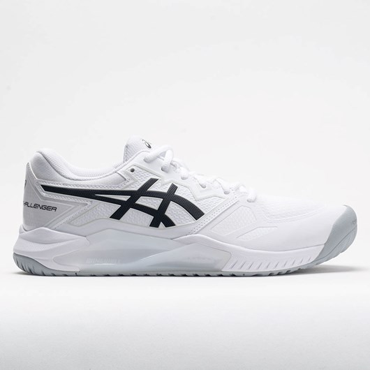 White / Black Orthofeet ASICS GEL-Challenger 13 Men\'s Tennis Shoes | QLTWC8641