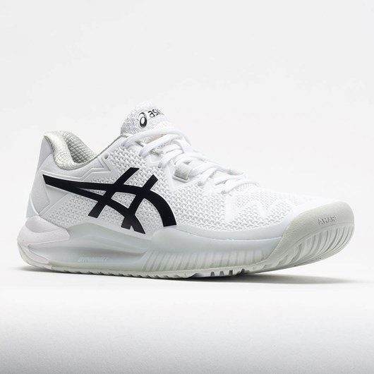 White / Black Orthofeet ASICS GEL-Resolution 8 Women's Tennis Shoes | UZARH1578