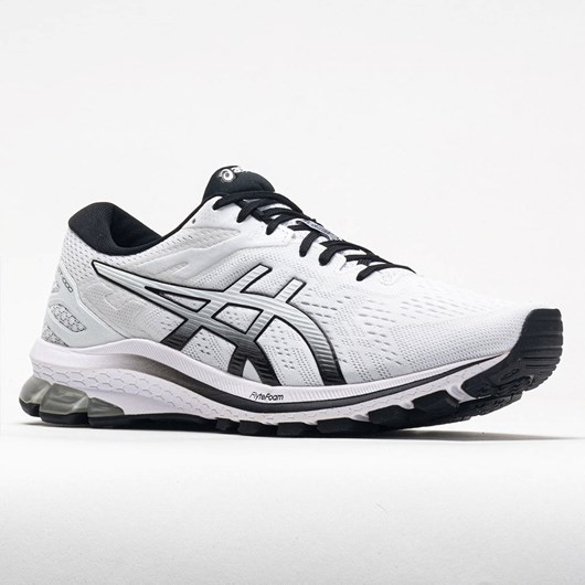 White / Black Orthofeet ASICS GT-1000 10 Men's Running Shoes | SPAJL7561