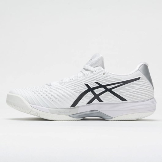 White / Black Orthofeet ASICS Solution Speed FF 2 Men's Tennis Shoes | WVLMN4509