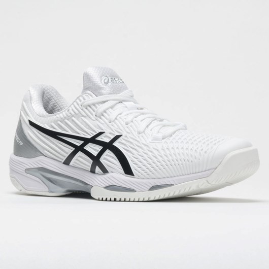 White / Black Orthofeet ASICS Solution Speed FF 2 Men's Tennis Shoes | WVLMN4509