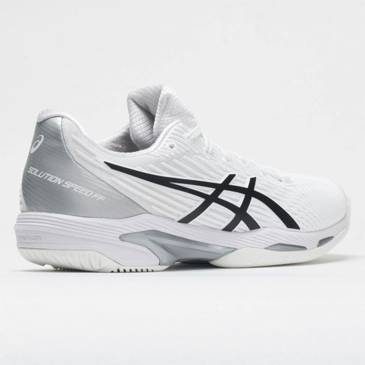 White / Black Orthofeet ASICS Solution Speed FF 2 Men's Tennis Shoes | WVLMN4509